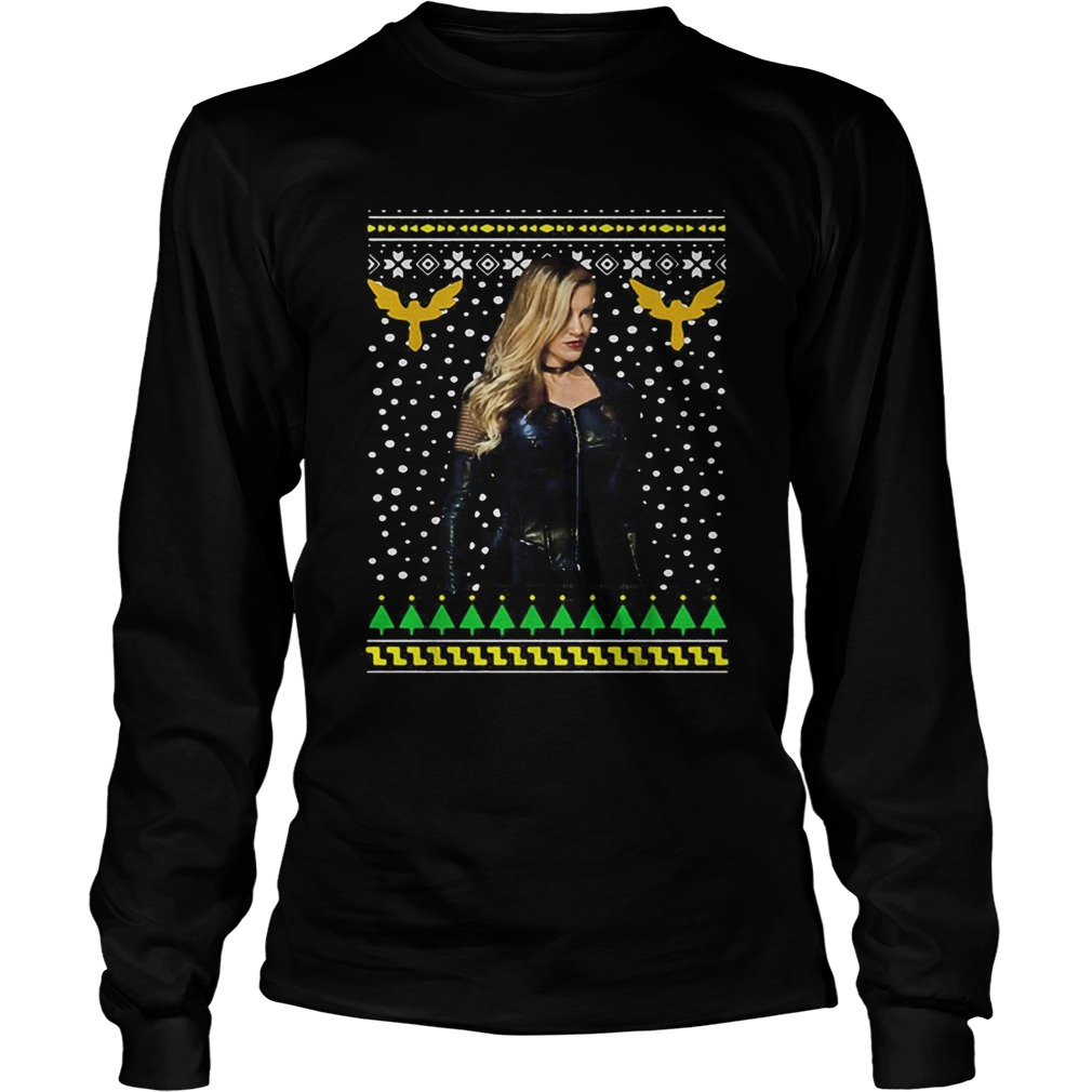 Black Canary Sara Lance ugly Christmas LongSleeve