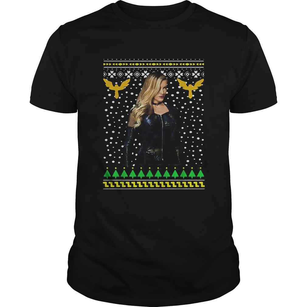 Black Canary Sara Lance ugly Christmas shirt