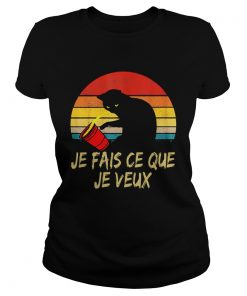 Black Cat Je Fais Ce Que Je Veux Vintage  Classic Ladies