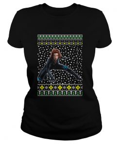 Black Widow Ugly Christmas  Classic Ladies