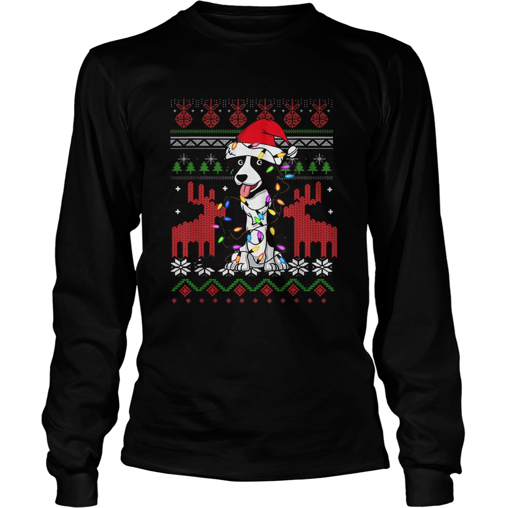 Border Collie Ugly Christmas LongSleeve