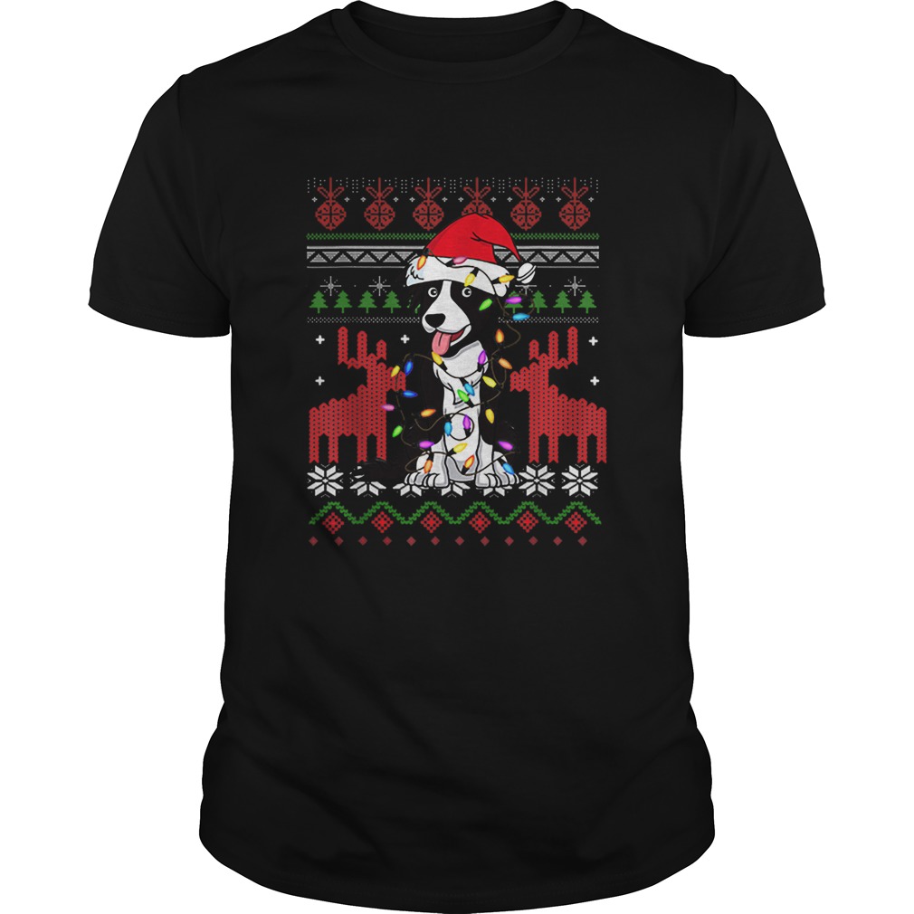 Border Collie Ugly Christmas shirt