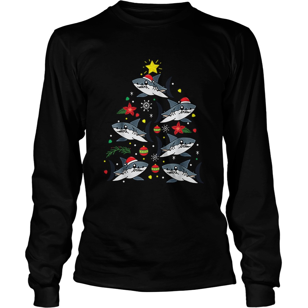 Bull Shark Christmas Ornament Tree LongSleeve