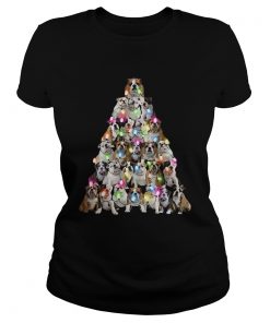 Bulldog Christmas Tree  Classic Ladies