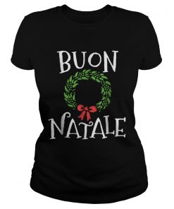 Buon Natale Christmas Italy Italian Merry Xmas  Classic Ladies