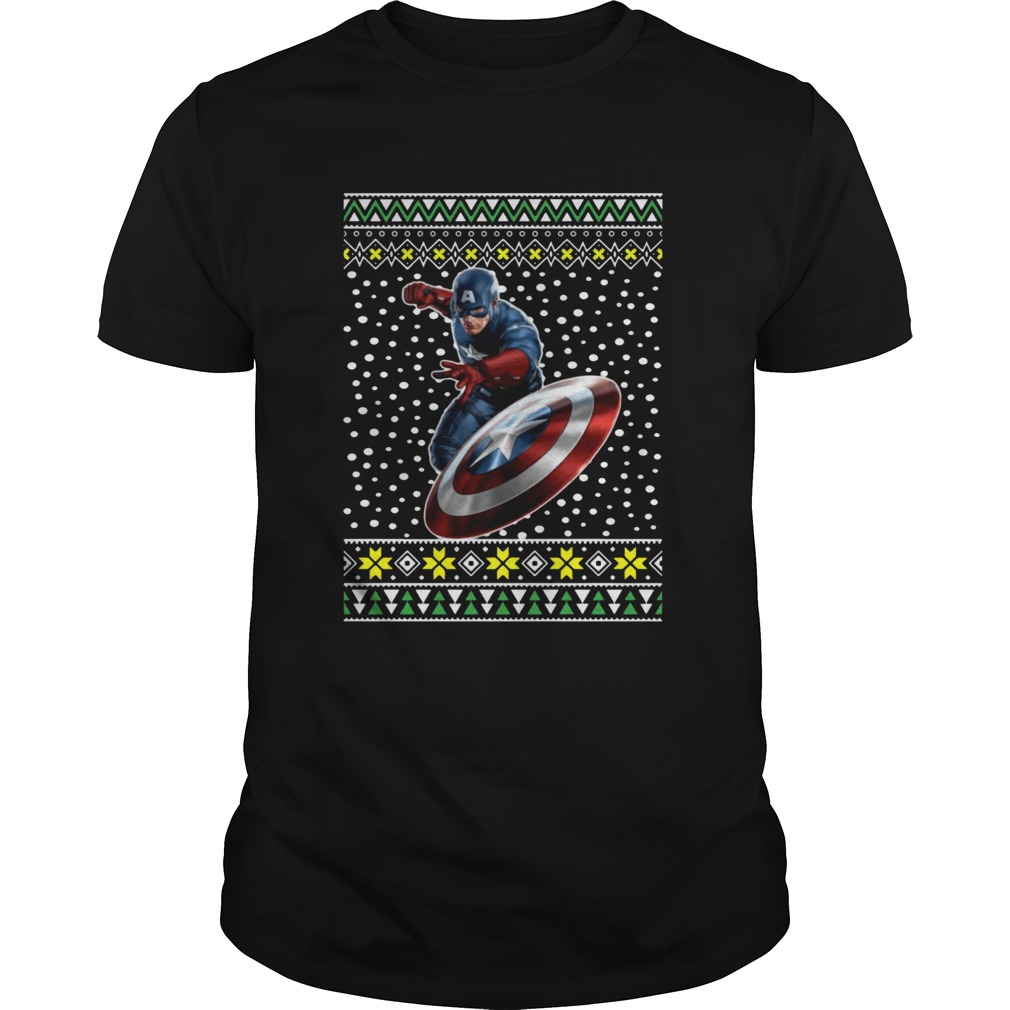 Captain America Action Ugly Christmas shirt