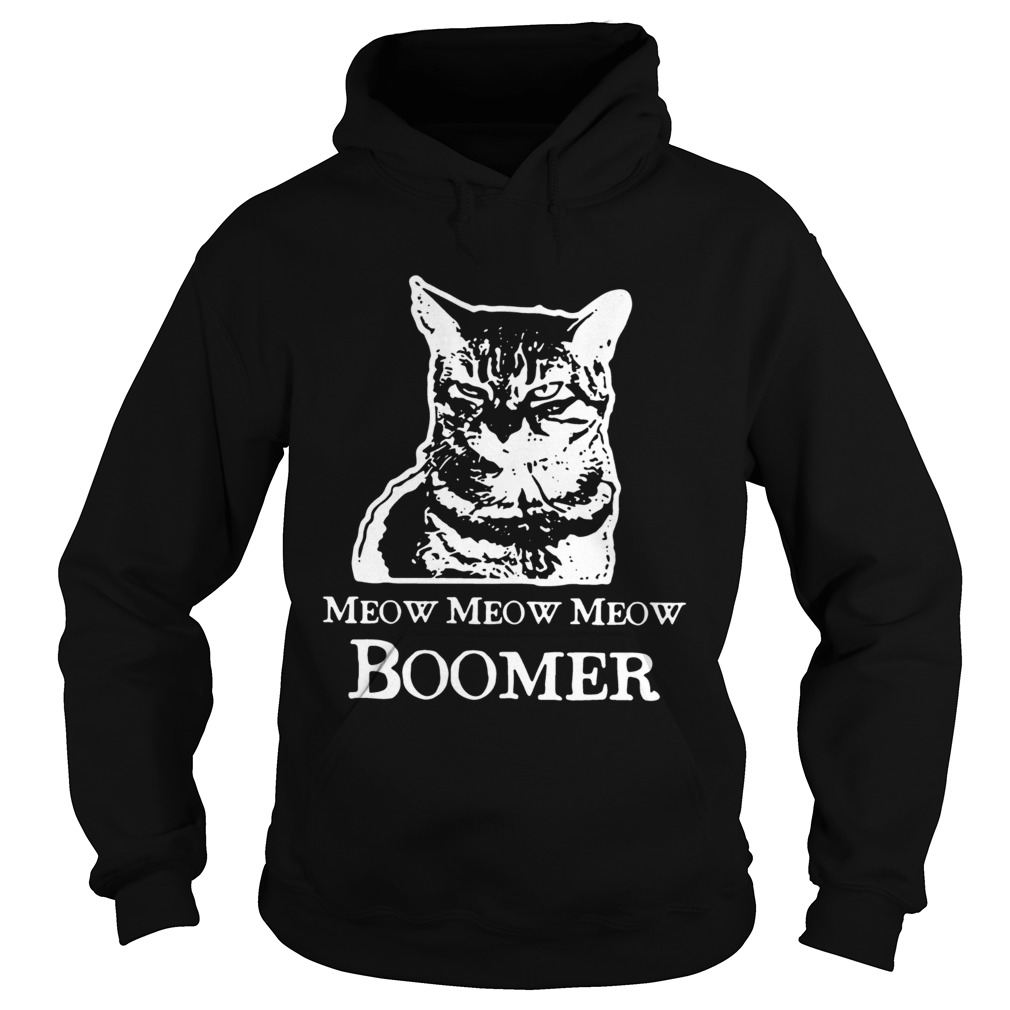 Cat Meow Meow Meow Boomer Hoodie