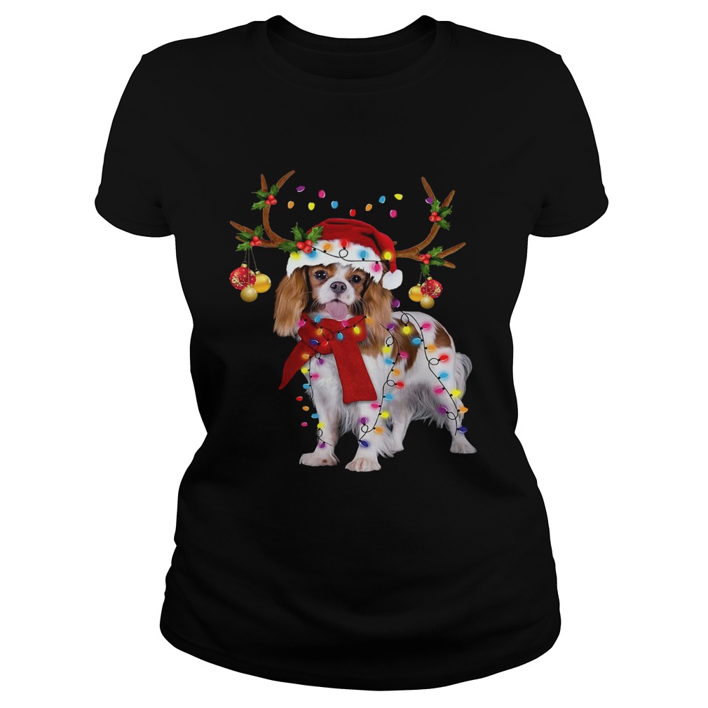 Cavalier King Gorgeous Reindeer Christmas Classic Ladies