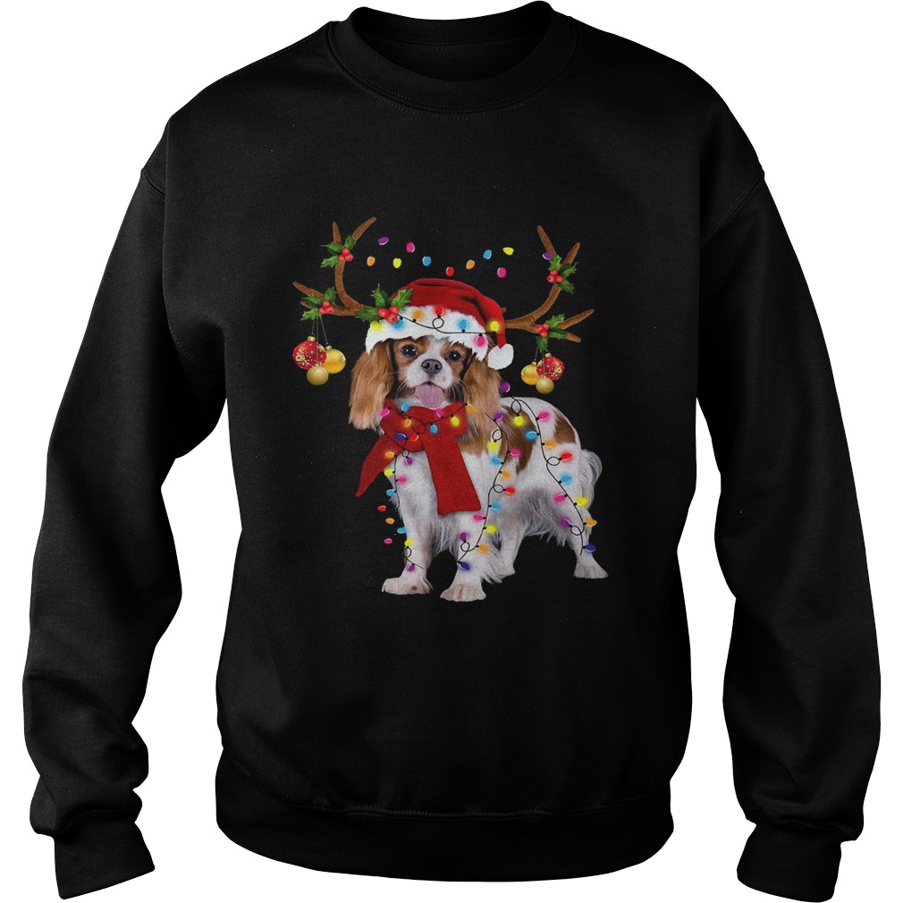 Cavalier King Gorgeous Reindeer Christmas Sweatshirt