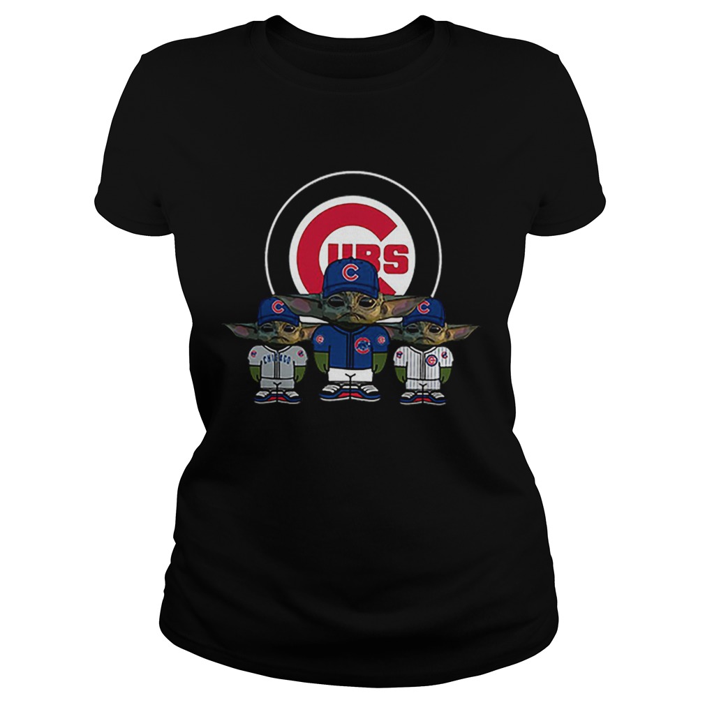 Chicago Cubs Baby Yoda Classic Ladies