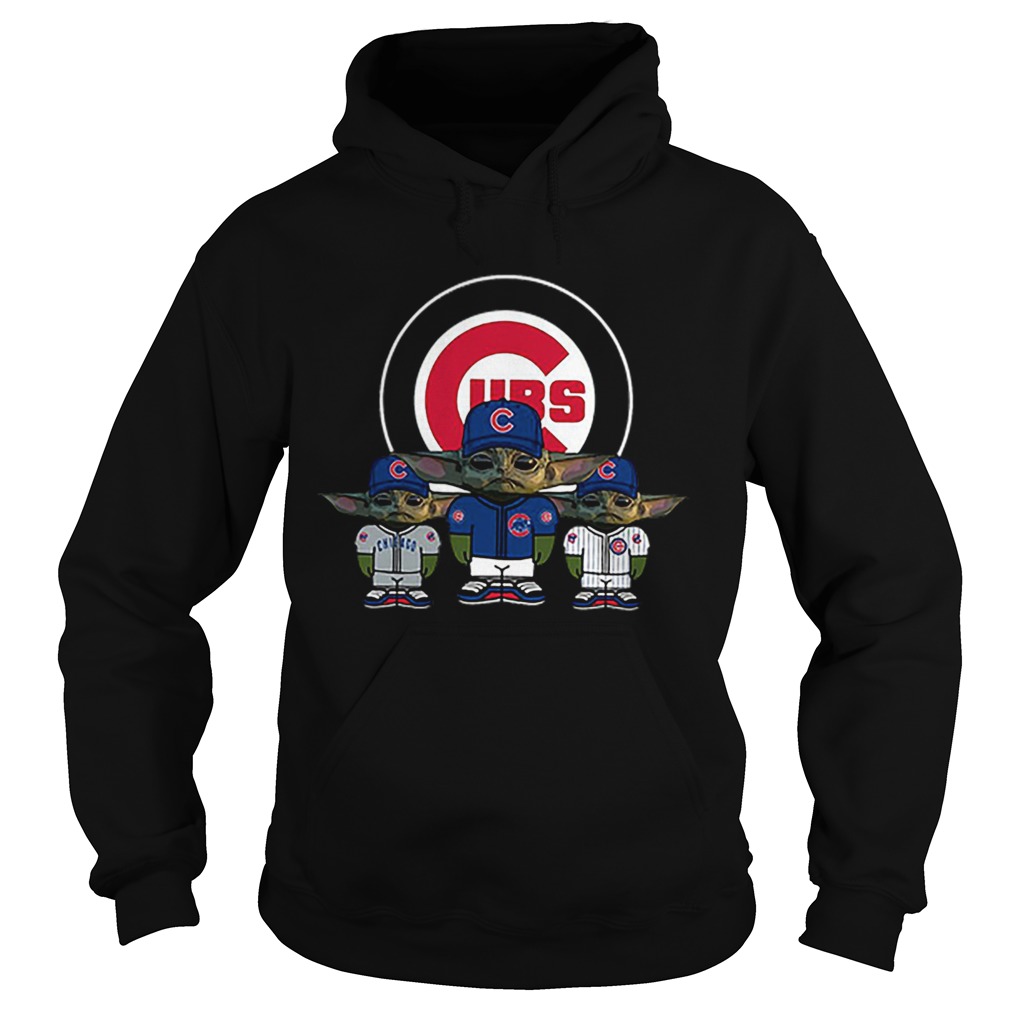 Chicago Cubs Baby Yoda Hoodie