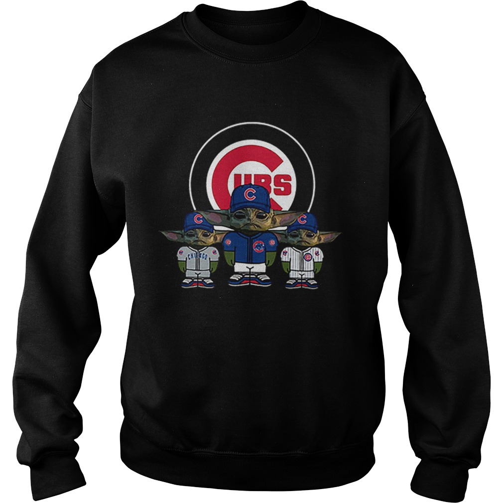 Chicago Cubs Baby Yoda Sweatshirt