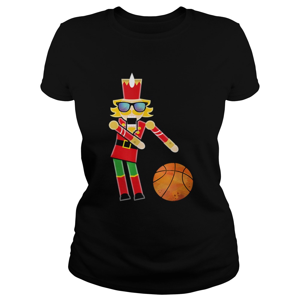 Christmas Basketball Flossing Nutcracker Classic Ladies