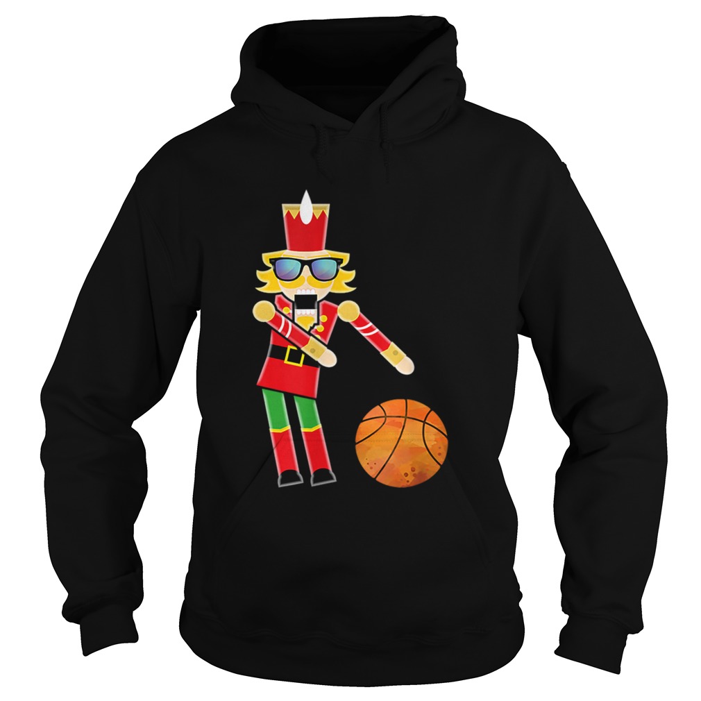 Christmas Basketball Flossing Nutcracker Hoodie