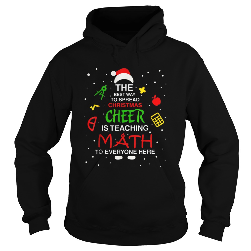 Christmas Cheer is Teaching Math Hoodie