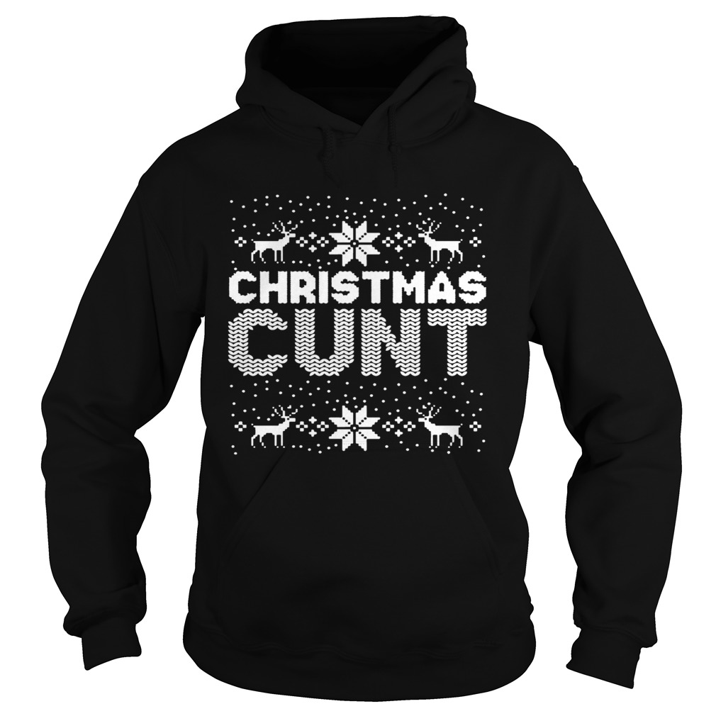 Christmas Cunt Ugly Hoodie