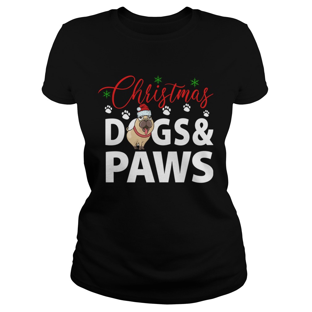 Christmas DogsPaws Classic Ladies