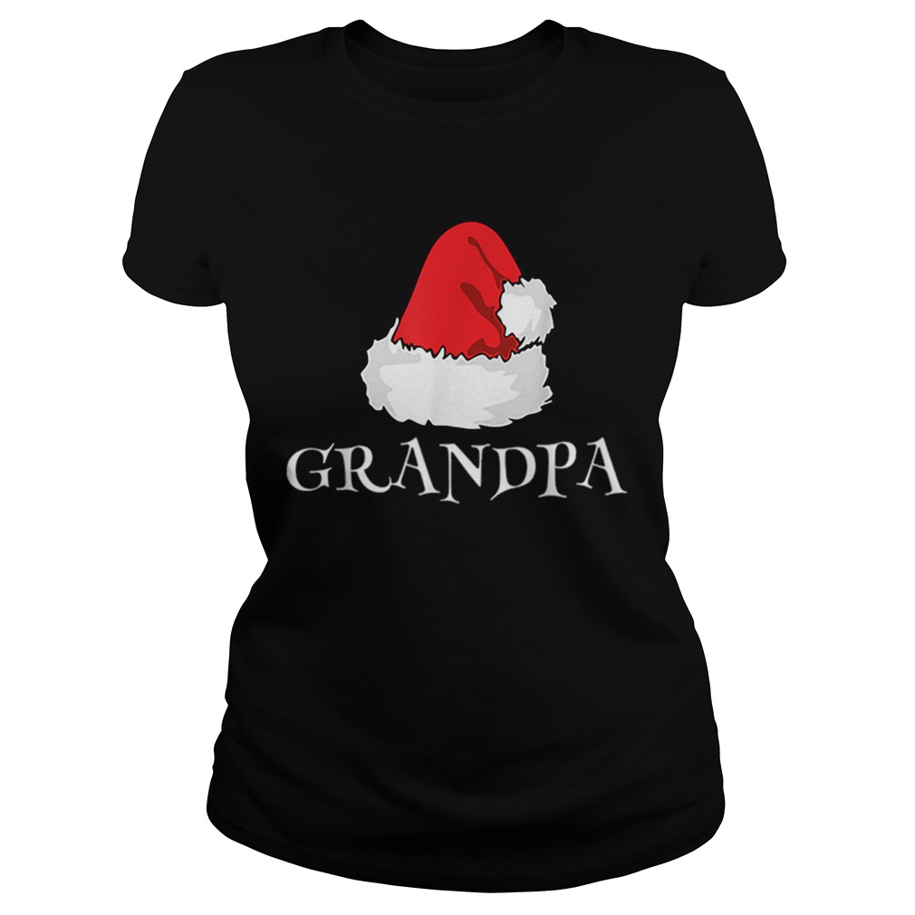 Christmas Grandpa Family Matching Pajama Santa Hat Classic Ladies