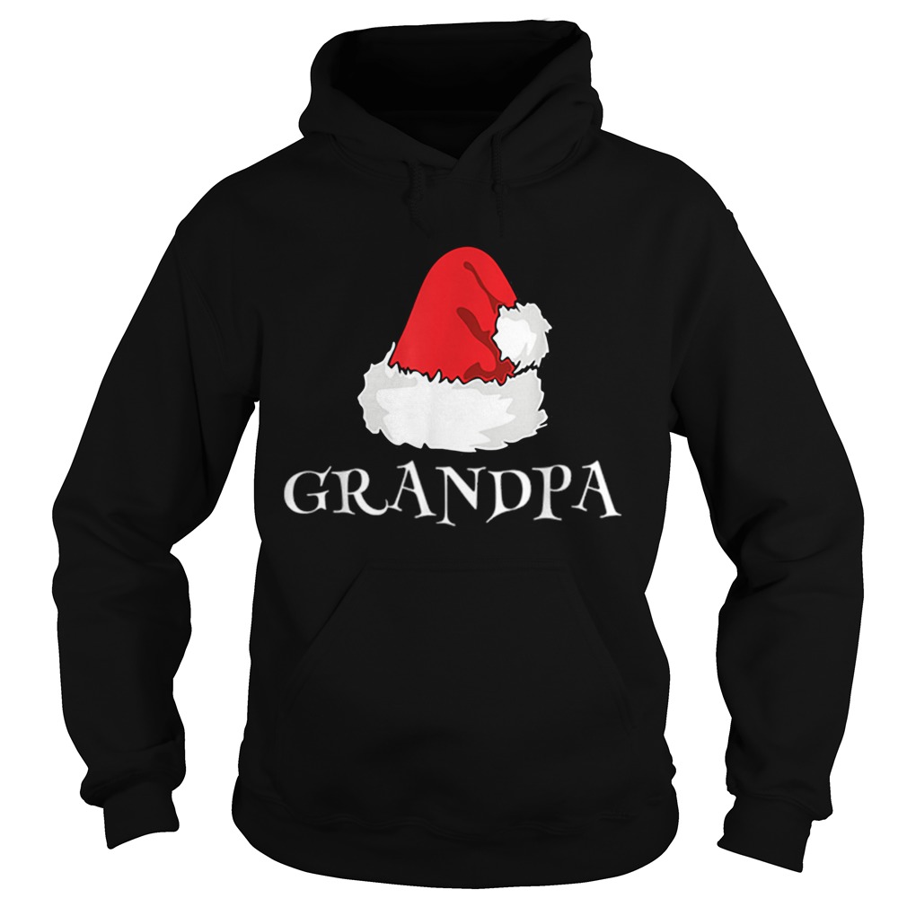 Christmas Grandpa Family Matching Pajama Santa Hat Hoodie