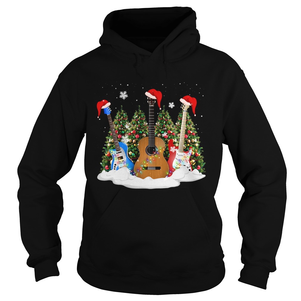 Christmas Guitar Hoodie