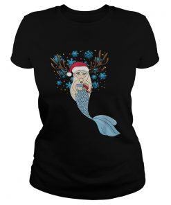 Christmas Mermaids Santa HatReindeer Antlers Gift  Classic Ladies