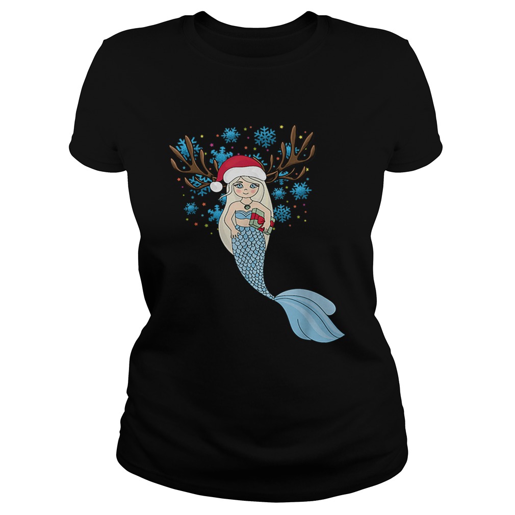 Christmas Mermaids Santa HatReindeer Antlers Gift Classic Ladies