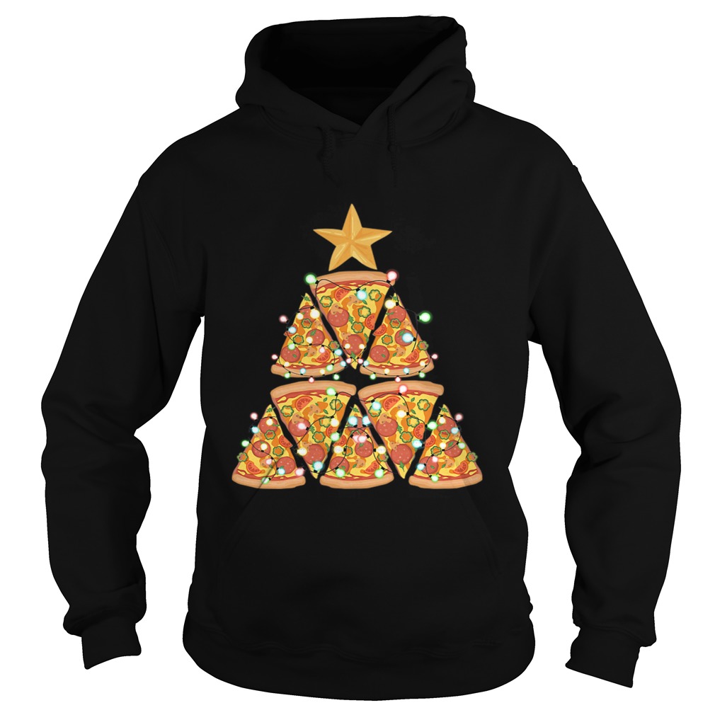 Christmas Tree Pizza Hoodie