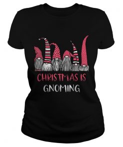 Christmas is Gnoming God Jul Gnome Tomte Xmas Santa  Classic Ladies