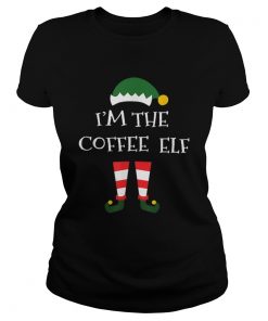 Coffee Elf Gift Funny Matching Family Group Christmas  Classic Ladies