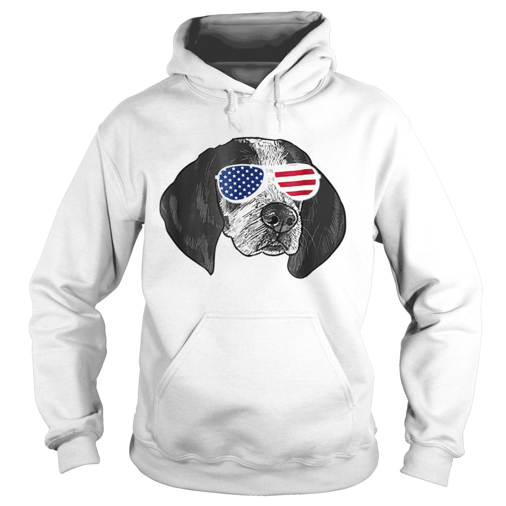 Coonhound American glasses Hoodie