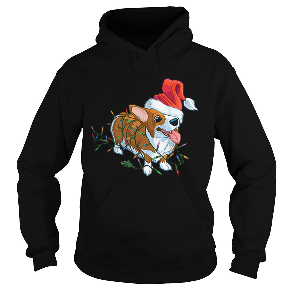 Corgi Dogs Tree Christmas Hoodie