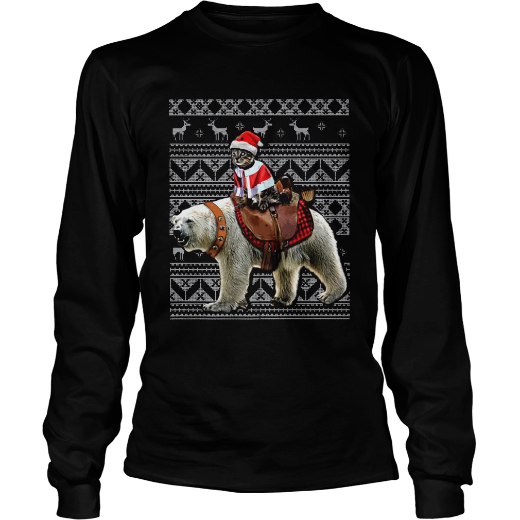 Crazy Cat Lady Ugly Christmas LongSleeve