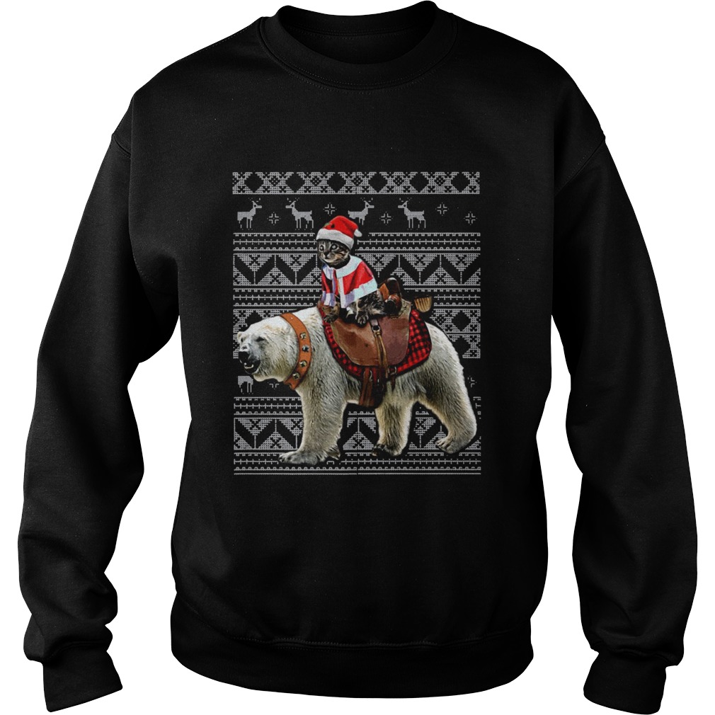 Crazy Cat Lady Ugly Christmas Sweatshirt