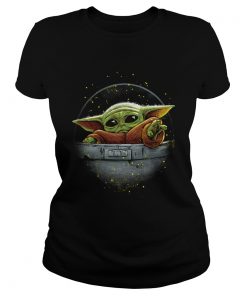 Cute Force Mandalorian Baby Yoda  Classic Ladies