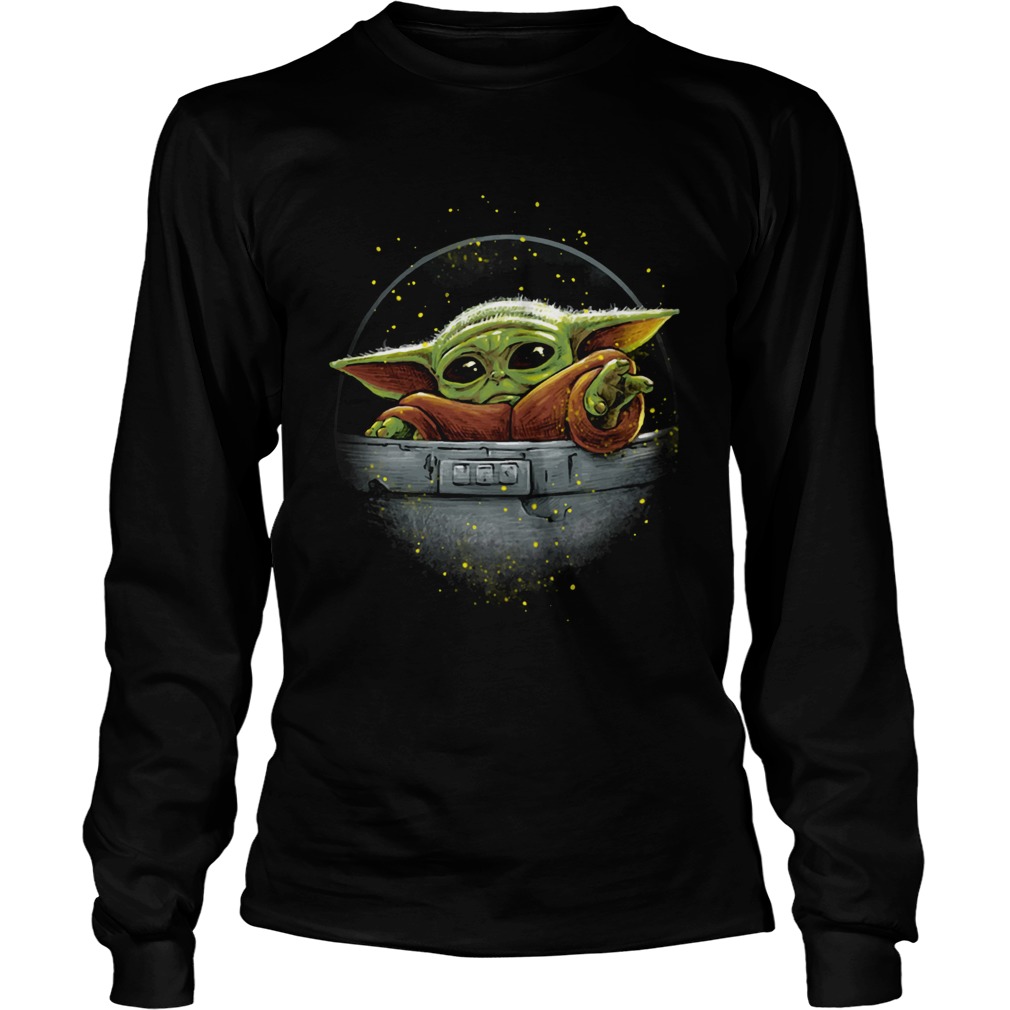 Cute Force Mandalorian Baby Yoda LongSleeve