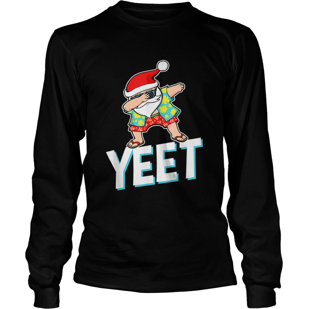 Dab Santa Hawaiian Christmas Yeet LongSleeve