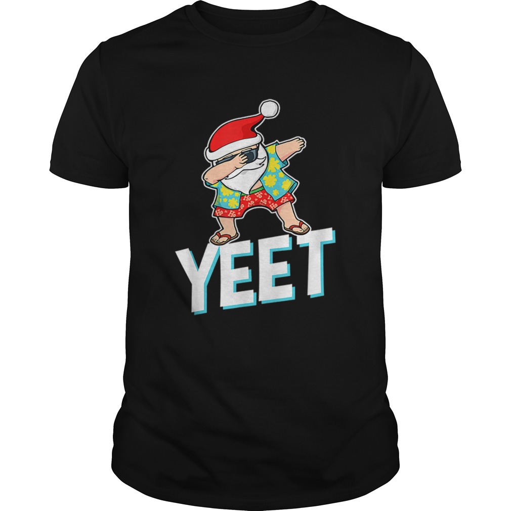 Dab Santa Hawaiian Christmas Yeet shirt