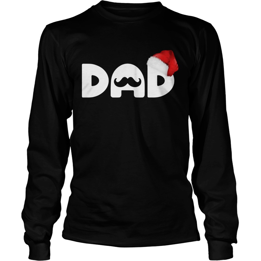 Dad With Santa Hat Christmas LongSleeve