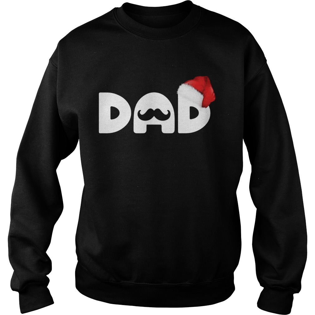 Dad With Santa Hat Christmas Sweatshirt