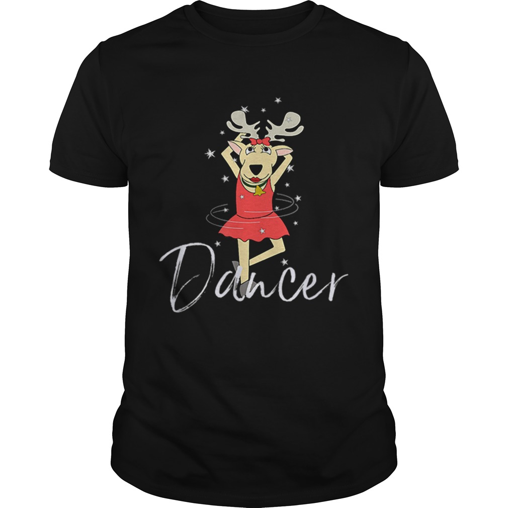 Dancer Cute Reindeer Funny Christmas Group Set shirt