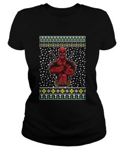 Deadpool Ugly Christmas  Classic Ladies