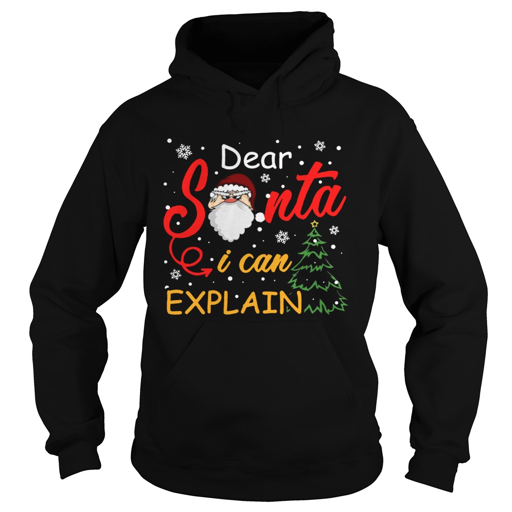 Dear Santa I Can Explain Hoodie