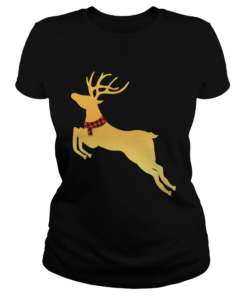 Deer Chrismas Gold  Classic Ladies