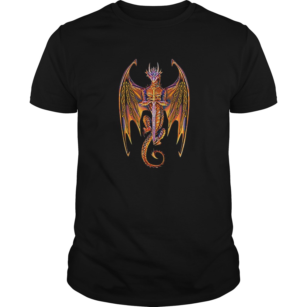 Dragon norse mythology sword shirt