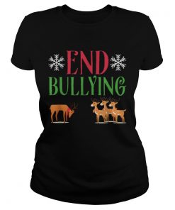 End Bullying Rudolph Red Nose Reindeer Christmas  Classic Ladies