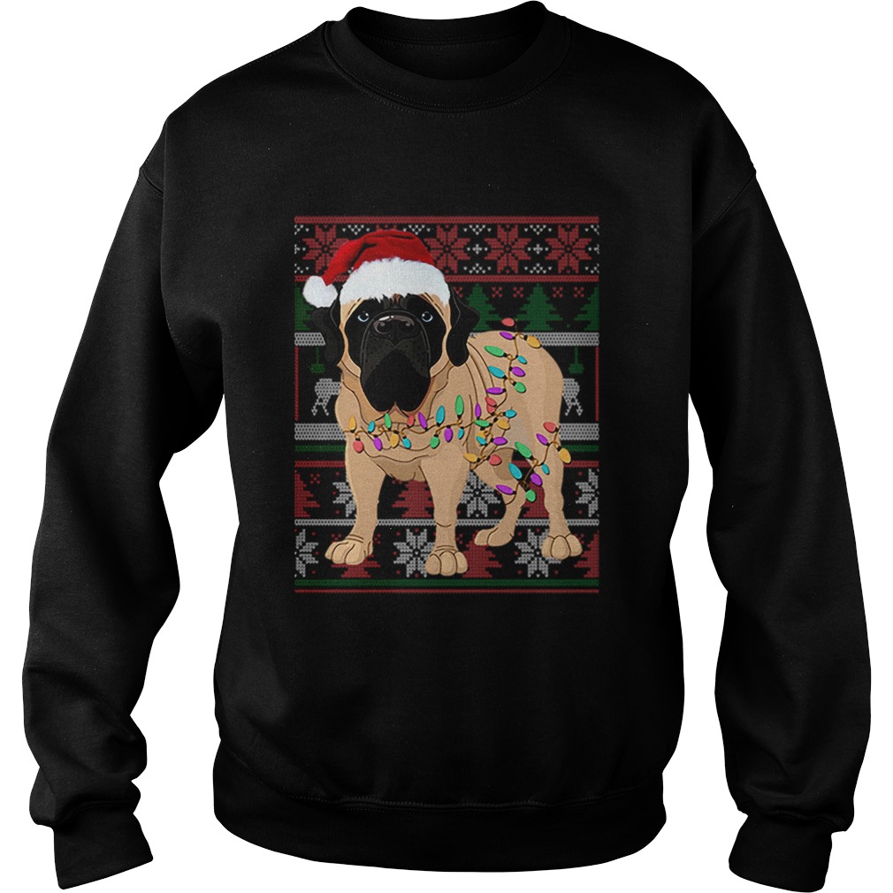 English Mastiff Ugly Christmas Sweatshirt