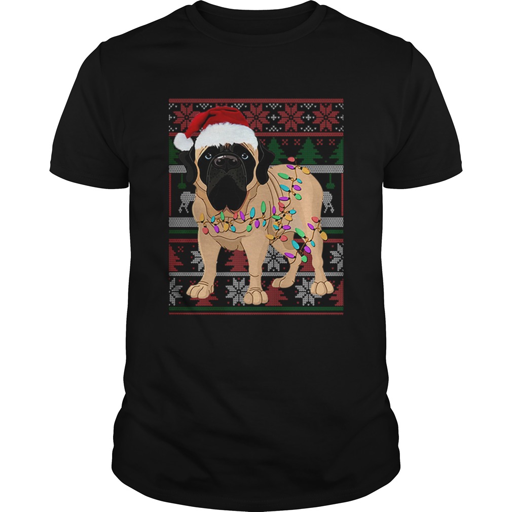 English Mastiff Ugly Christmas shirt