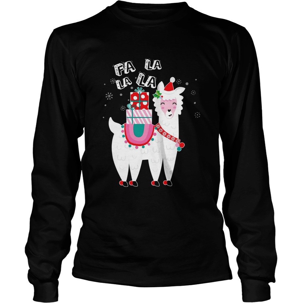 Fa La La La Lamp Funny Christmas LongSleeve