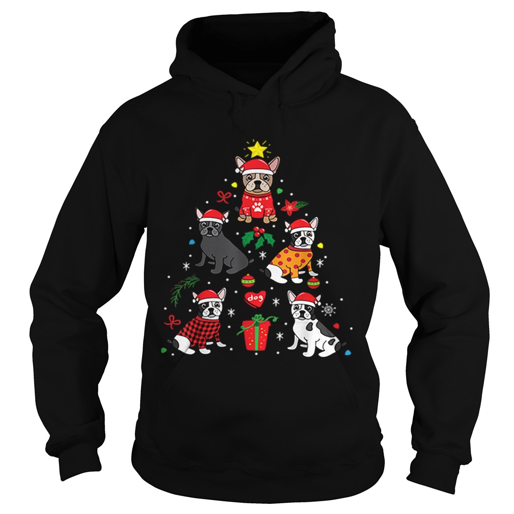 French Bulldog Christmas Ornament Tree Decor Hoodie