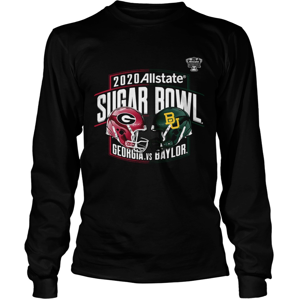 Georgia Bulldogs vs Baylor Bears Fanatics Branded 2020 Sugar Bowl Matchup LongSleeve